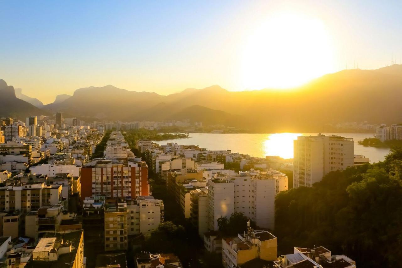 Mar, Lagoa, Vista Incrivel Em Ipanema Rio de Janeiro Kültér fotó
